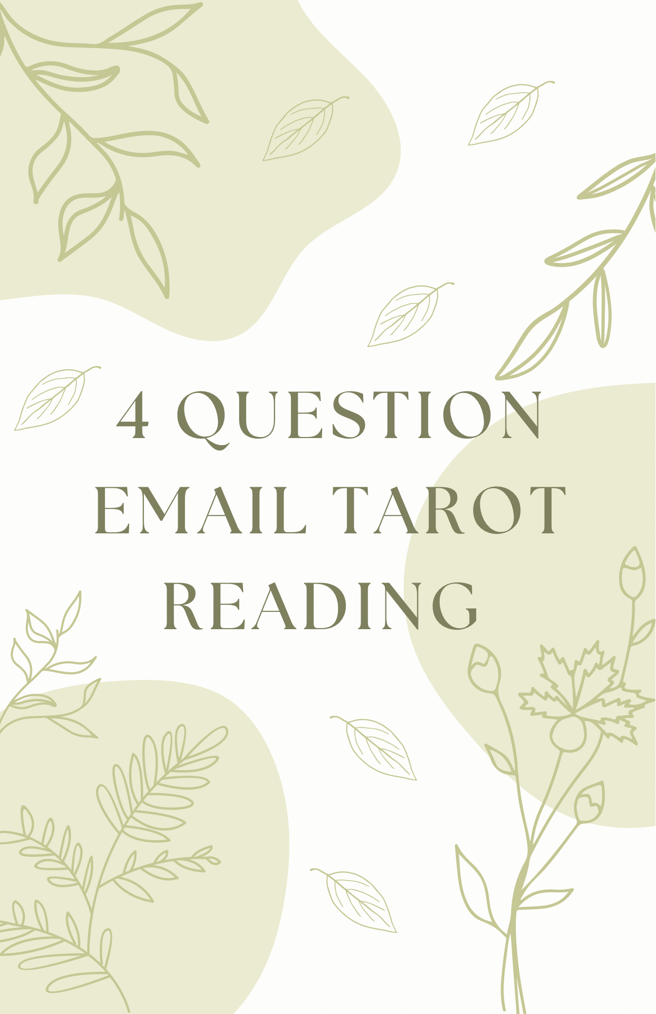 4 Question Email Tarot Reading